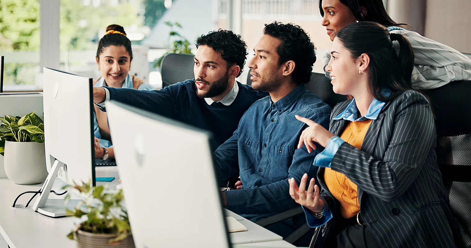 Cross-functional team planning and delivering a digital product