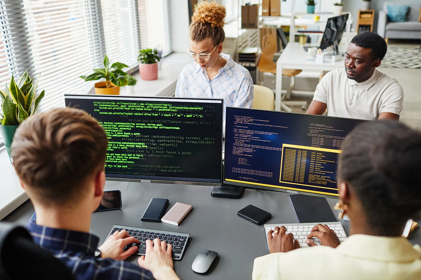 Software engineers integrating with an existing client development team
